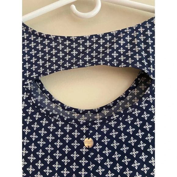 Rip Curl Navy and White Short Sleeve Surf Mini Dress Size Small - Picture 9 of 11